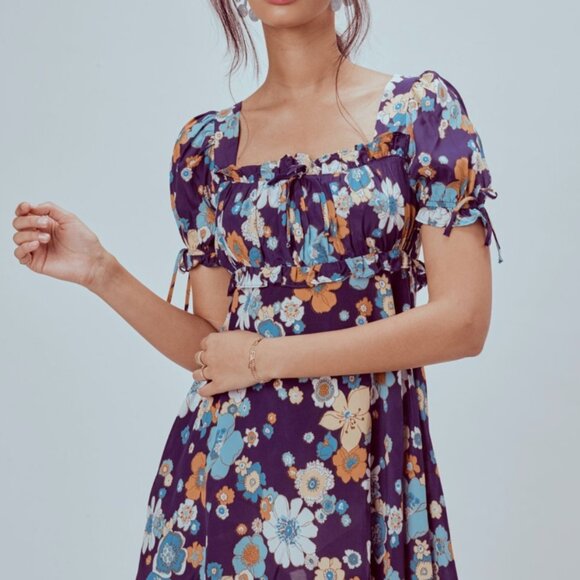 For Love and Lemons Magnolia Mini Dress Size XS - Picture 2 of 8